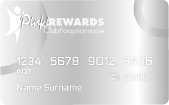 Pinki Rewards card gray