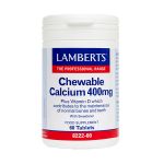 Lamberts Chewable Calcium 400 mg 60 Tabs