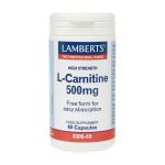 Lamberts L-Carnitine 500 mg 60 Caps