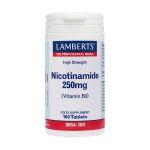 Lamberts Nicotinamide 250mg (B3) 100 Tabs