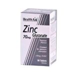Health Aid Zinc Gluconate 70mg 90 Tablets