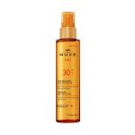 Nuxe Sun Tanning Oil With Sun & Water Flowers Anti-Aging Cellular Protection Sublime Tan Face & Body 30 Spf 150ml
