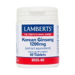 Lamberts Korean Ginseng 1200 mg 60 Tabs