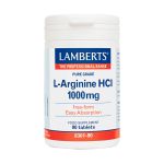 Lamberts L-Arginine HCl 1000mg 90 ταμπλέτες