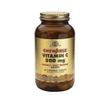 Solgar Chewable Vitamin C 500mg Orange Flavor 90 Chewable Tablets