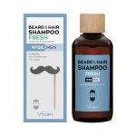 Vican Wise Men Fresh Beard & Hair Shampoo 200ml