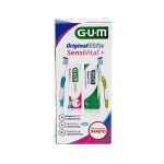 Gum Special Offer- Gift Pack 4pcs Sensivital Toothpaste 75ml  & Original White Toothpaste 75ml & Technique+ Compact Toothbrush Medium & Technique+ Compact Toothbrush Soft