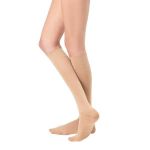 Bauerfeind Venotrain Micro CLII Compression Knee Stockings With Open Toes