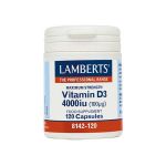 Lamberts Vitamin D3 4000iu 120 Tabs