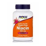 Now Double Strength Flush-Free Niacin 500mg 90 Veg Capsules