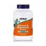Now Calcium & Magnesium With Vitamin D-3 & Zinc 120 Softgels