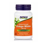 Now Double Strength Ginkgo Biloba 120mg 50 Veg Capsules