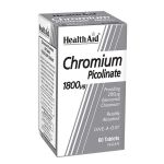 Health Aid Chromium Picolinate 1800μg 60 tablets
