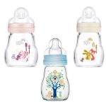 Mam Feel Good Glass Baby Bottle 0m+ 170ml