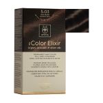 Apivita My Color Elixir Μόνιμη Βαφή Μαλλιών 5.03 Καστανό Ανοιχτό Φυσικό Μελί