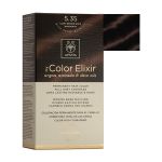 Apivita My Color Elixir Μόνιμη Βαφή Μαλλιών 5.35 Καστανό Ανοιχτό Μελί Μαονί