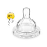 Avent Classic+ Θηλή Σιλικόνης Κατά Των Κολικών 0m+ 2τμχ