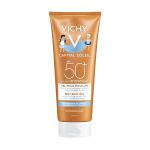 Vichy Capital Soleil Wet Skin Παιδικό Αντηλιακό Ενυδατικό Γαλάκτωμα Προσώπου/Σώματος Spf50+ 200ml