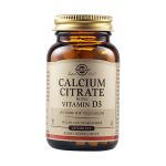 Solgar Calcium Citrate With Vitamin D3 60 Tablets