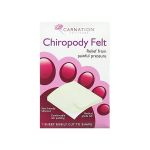 Carnation Chiropody Felt Adhesive Αυτοκόλλητη Ταινία για Ανακούφιση από Πίεση & Πόνο των Ποδιών 1τμχ