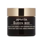 Apivita Queen Bee Κρέμα Νυκτός Απόλυτης Αντιγήρανσης & Εντατικής Θρέψης με Βασιλικό Πολτό Ελεγχόμενης Αποδέσμευσης 50ml