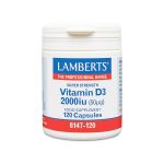 Lamberts Vitamin D3 2000iu 120 ταμπλέτες