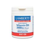 Lamberts Vitamin D3 2000iu 120 κάψουλες