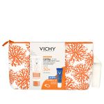 Vichy Capital Soleil Set with Anti-Dark Spot 3-in-1 Tinted Face Cream 50+ Spf 50 ml & Gift Mineral 89 Probiotic Fractions Serum 10 ml