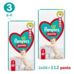 Pampers Pants Maxi Pack No3 6-11kg 56pcs