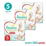 Pampers Premium Care Jumbo Pack No5 12-17kg 3x34pcs