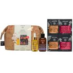 Apivita Set Festive Essentials Hydration & Radiance Boosting Kit with Strengthening/ Hydrating Skin Supplement Day Oil 15 ml & 3 Gift 3 Products In a Pouch