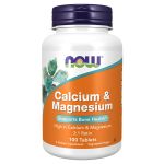 Now Calcium & Magnesium Vitamin D-3 & Zinc 120 softgels