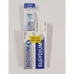 Elgydium Dental Care Set with Whitening Toothpaste 75 ml, Brilliance and Care Toothpaste 30 ml &Gift