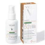 Vichy Capital Soleil UV-Clear Λεπτόρρευστη Αντηλιακή Κρέμα κατά της Λιπαρότητας και των Ατελειών Spf50+ 40 ml