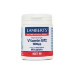 Lamberts Vitamin B12 1000μg Συμπλήρωμα Διατροφής με Βιταμίνη B12 60 tabs