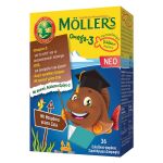 Moller's Omega-3 Μουρουνέλαιο με Γεύση Cola 36 Ζελεδάκια Ψαράκια