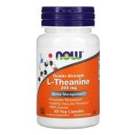 Now L-Theanine 200mg 60 Veg Capsules