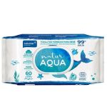 Salustar Natur Aqua Baby Wipes Μωρομάντηλα 60 τμχ