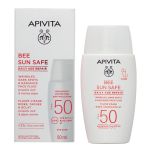 Apivita Bee Sun Safe Daily Age Repair Dry Touch Λεπτόρρευστη Αντηλιακή Κρέμα Προσώπου κατά των Πανάδων & Ρυτίδων Spf50 50 ml