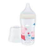 Nuk Perfect Match Peppa Pig Πλαστικό Μπιμπερό κατά των Κολικών με Θηλή Σιλικόνης για 3m+ 260 ml