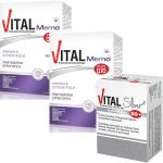 Vital Memo Plus Q10 60 κάψουλες και Vital Silver 50+ 10 κάψουλες