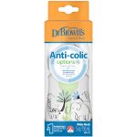 Dr. Brown's Options+ Anti-Colic Πλαστικό Μπιμπερό με Φαρδύ Λαιμό Ελεφαντάκι 0m+ 150ml
