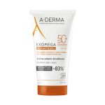 A-Derma Exomega Control Emollient Solar Cream Αντηλιακό Γαλάκτωμα για Ξηρό & Ατοπικό Δερμα Spf50+ 150 ml