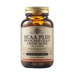 Solgar BCAA Plus Branched Chain Amino Acids Free Form 50 Φυτικές Κάψουλες