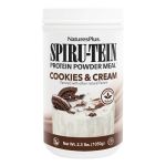 Natures Plus SPIRU-TEIN Γεύμα Φυτικής Πρωτεΐνης Γεύση Cookies and Cream Σκόνη 525 gr