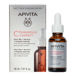 Apivita Bee Tech Concentrates C15 Propolis Correct Serum Αντιρυτιδικός & Αντιοξειδωτικός Ορός Λάμψης 30 ml