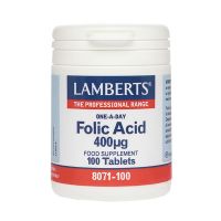 Lamberts Folic Acid 400mg 100 ταμπλέτες