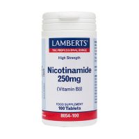 Lamberts Nicotinamide 250mg (B3) 100 Tabs