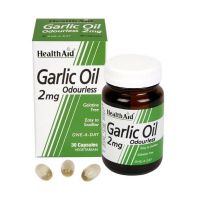 Health Aid Garlic Oil Άοσμο 2mg 30 κάψουλες