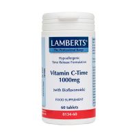 Lamberts  Vitamin C -Time with Bioflavonoids1000mg 60 ταμπλέτες